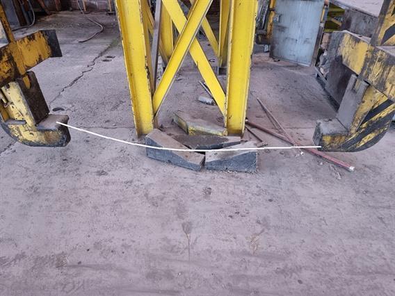 Slingofer slab tong 70 ton