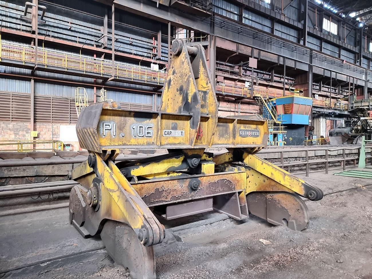 Slingofer Rings Laufkrane, Hallenkrane, Hebezeuge & Lader, Slingofer - slab tong 45 ton ...