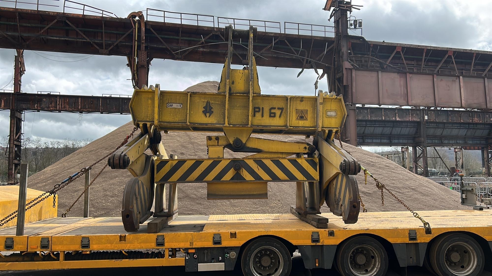 Slingofer Rings Used Conveyors, Overhead Travelling Crane, Jig Cranes, Slingofer - slab ...