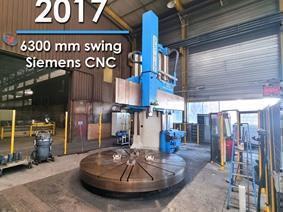 Berthiez Ø 6300 mm CNC, Vertical turning machines conventional & CNC