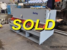 Darley GS 3100 x 16 mm, Hydraulic guillotine shears