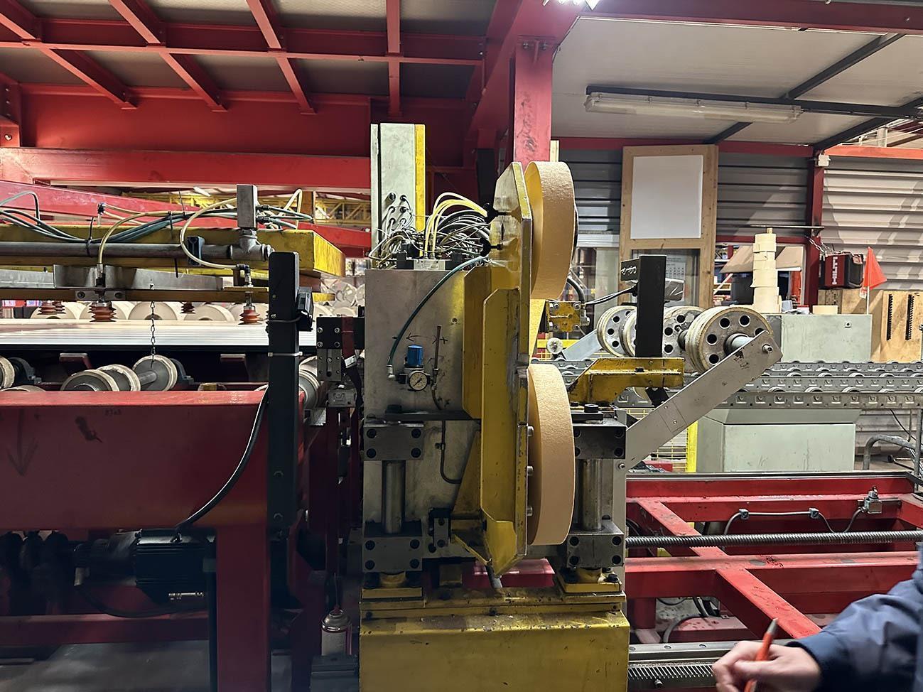 Used Roof/Wall Panel roll forming machine, Stam Siempelkamp - sandwich ...