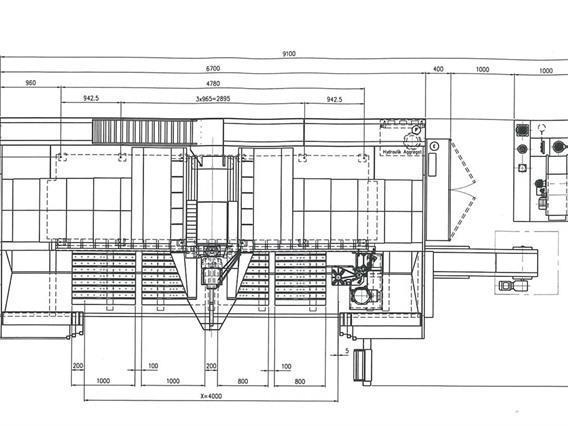 Unisign X: 4000 - Y: 800 - Z: 600 mm CNC