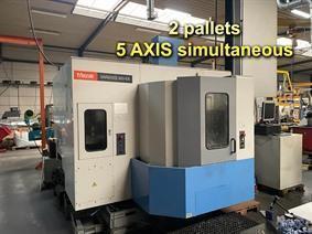 Mazak Variaxis 500-5X- X 510- Y 510- Z 460mm CNC 5 axes, Fresadoras de bancada con columna móvil