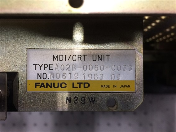 Fanuc A02B-0060-C033    -MDI/CRT UNIT     Chassis Family