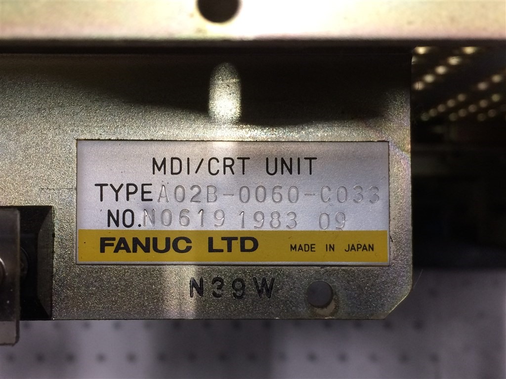 Fanuc A02B-0060-C033    -MDI/CRT UNIT     Chassis Family — Fanuc — photo 10