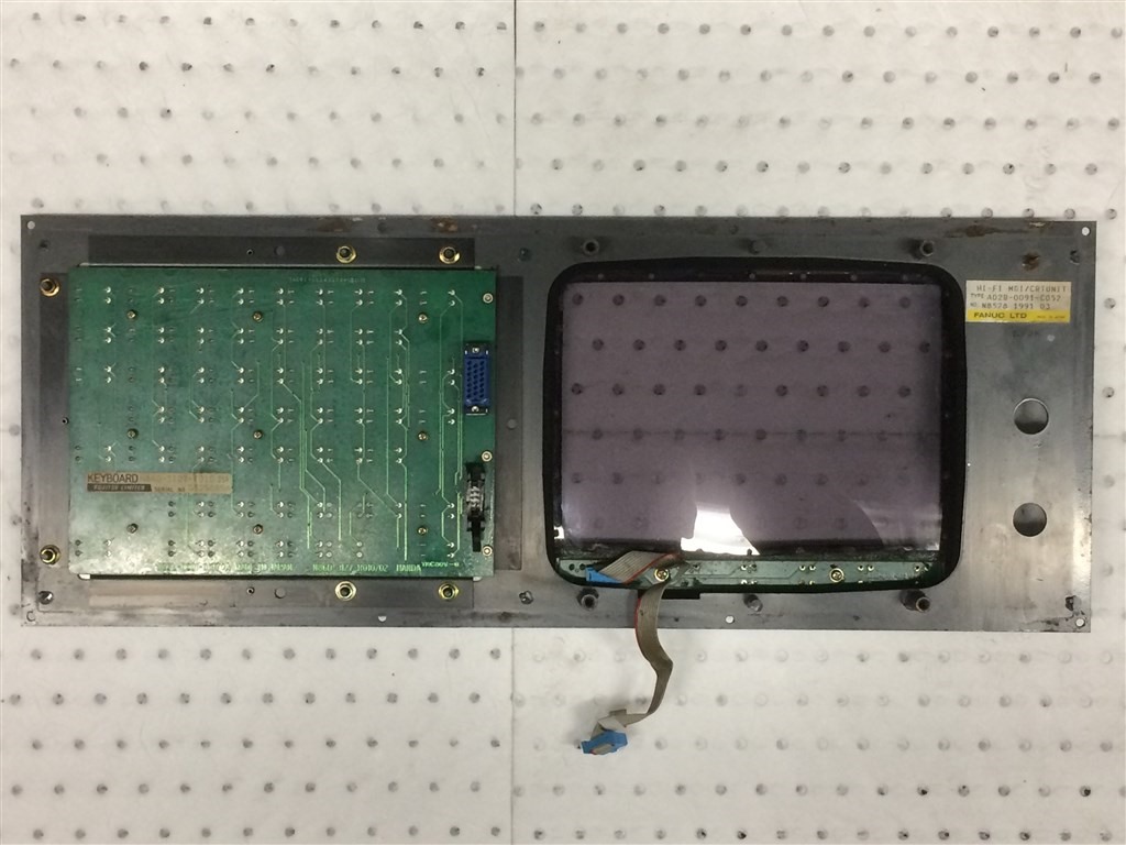 Fanuc A02B-0091-C052-HI-FI MDI/CRT UNIT  Front Panel — Fanuc — photo 3