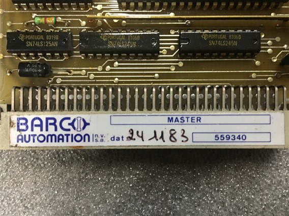 LVD 559340  Barco Automation-MASTER (KAART)