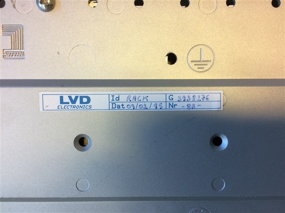 LVD G3938276, consisting of 6 parts:-Rack