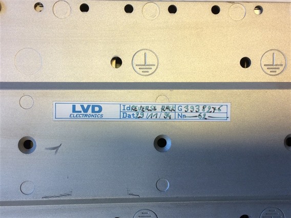 LVD G3938276, consisting of 6 parts:-Rack
