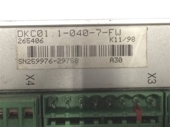 Indramat DKCO1.1-04D-7-FW (1)-ECODRIVE AC-Servo Controller