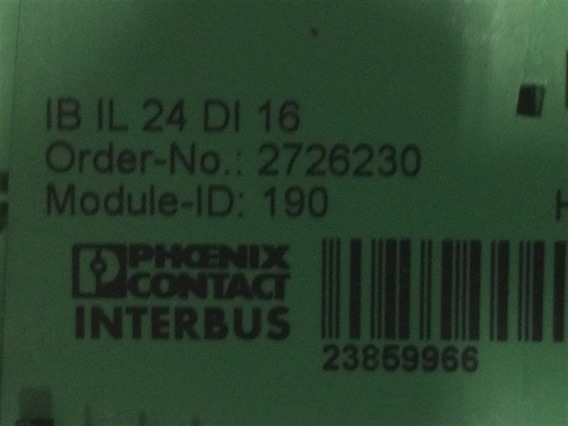 Various Phoenix IB IL 24 DI 16-ID:190    HW/FW.04/-