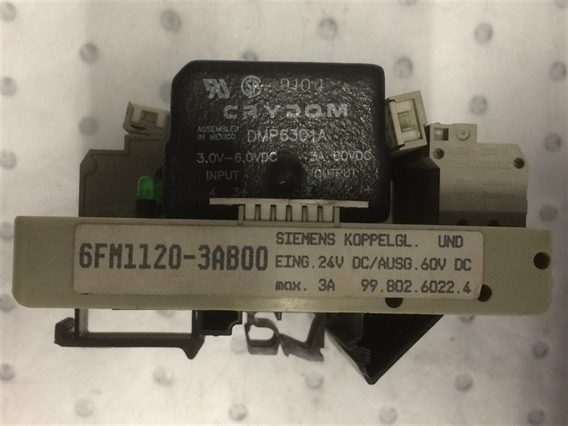 Siemens 6FM1120-3AB00 (5)-KOPPELGL UND 24VDC->60VDC 3A