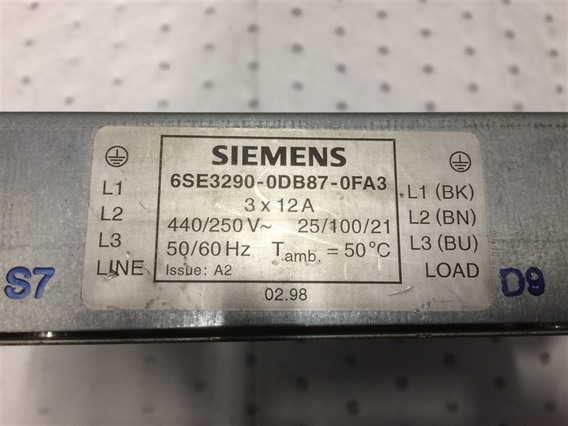 Siemens 6SE3290-0DB87-0FA3 (7)-Filter