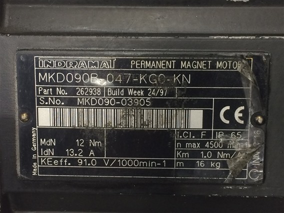 Indramat MKD090B-047-KGO-KN-Permanent Magnet Motor