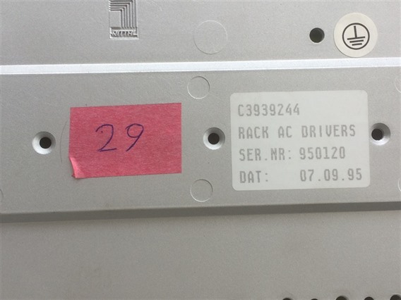 LVD C3939244, consisting of 6 parts:-Rack AC Drivers