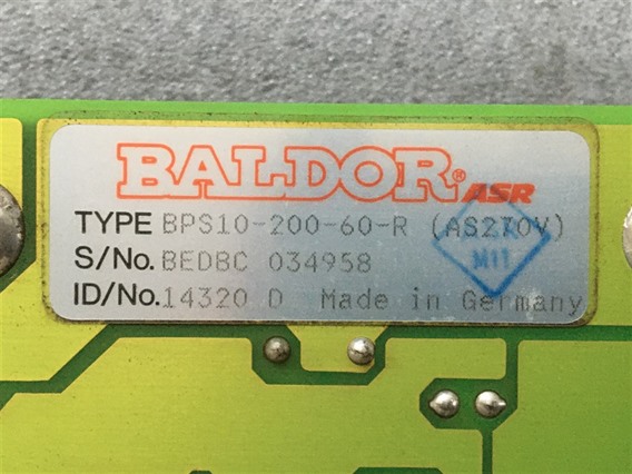 Baldor BPS 10 (8)-BPS10 6455 56 58    Pover Supply