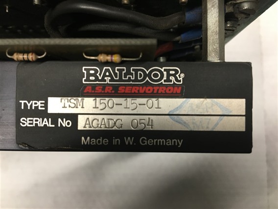Baldor TSM 150-15-01 (G3935176) (EPCTSMCC-1F) (2)-ASR Ser