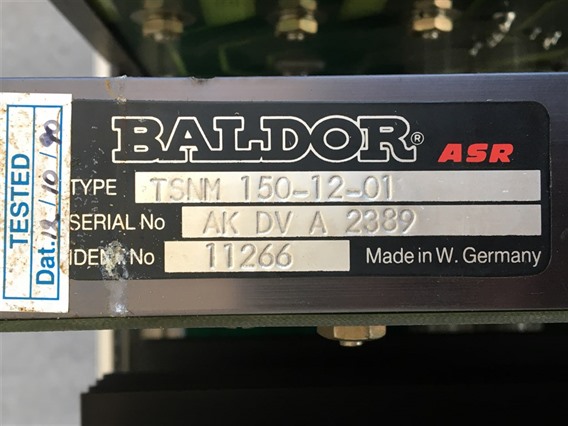 Baldor TSNM150-12-01-Baldor ASR  TSNM150-12-01