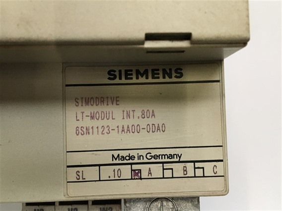 Siemens 6SN1123-1AA00-0DA0, part of the set-LT-MODUL INT.8