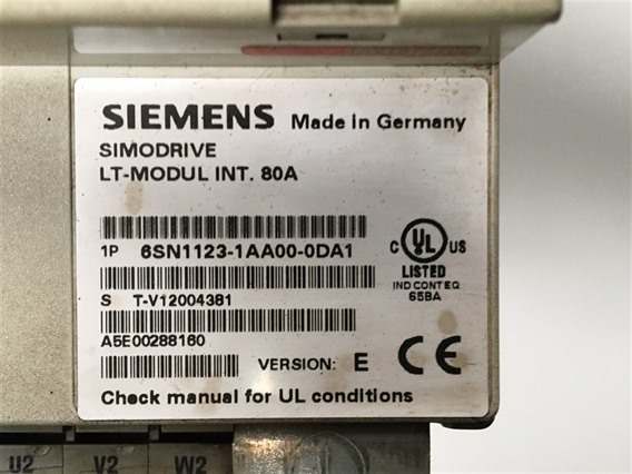 Siemens 6SN1123-1AA00-0DA1, part of the set-LT-MODUL INT.8