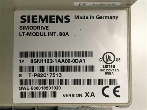 Siemens 6SN1123-1AA00-0DA1, part of the set-LT-MODUL INT.8