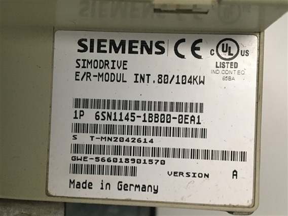 Siemens 6SN1145-1BB00-0EA1-E/R-MODUL INT.80/104KW