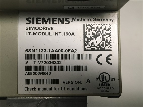 Siemens 6SN1123-1AA00-0EA2, part of the set-LT-MODUL INT.1