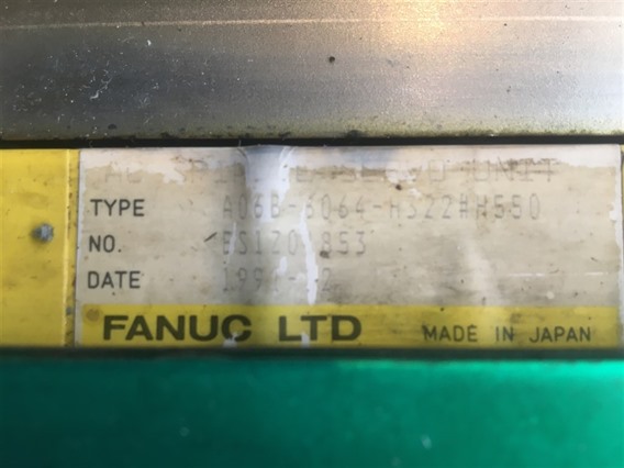 Fanuc AC Spindle Servo Unit A06B-6064-H322#H550-