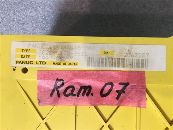 Fanuc Rack, Fanuc Series 16-MA,  A02B-0120-B511-