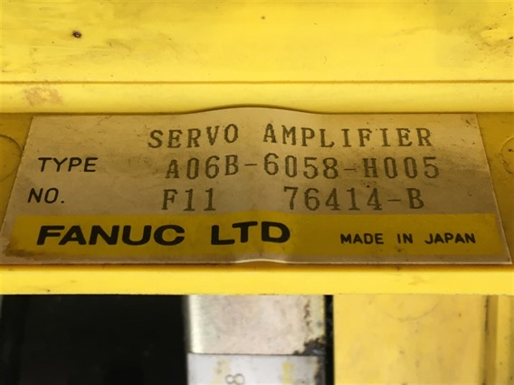 Fanuc Servo Amplifier ( Fanuc ) A06B-6058-H005-