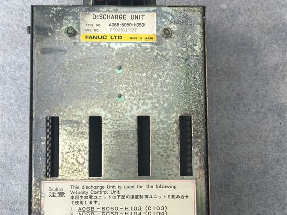 Fanuc A06B-6050-H050 Discharge Unit (3)-