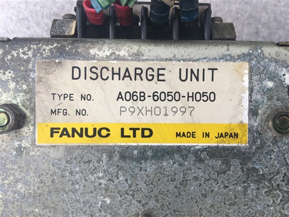 Fanuc A06B-6050-H050 Discharge Unit (3)-