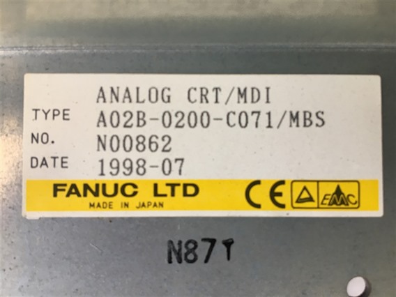 Fanuc A02B-0200-C071/MB5, GE Fanuc LVD Serie 16-L (1)-An