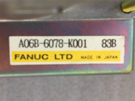 Fanuc A06B-6077-H111 (4)-Power Supply Module, 200-230V,4