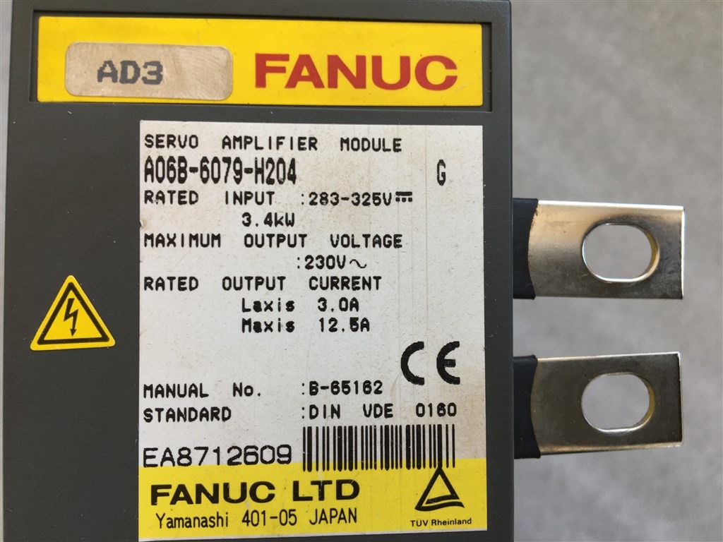 Gebruikte Fanuc, Fanuc - A06B-6079-H204 (7)-Servo Amplifier Module, 3.4 ...