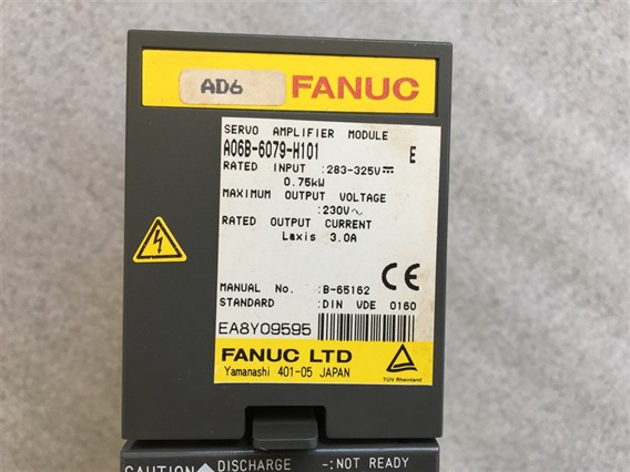 Fanuc A06B-6079-H101 (8)-Servo Amplifier Module, 0.75 kW