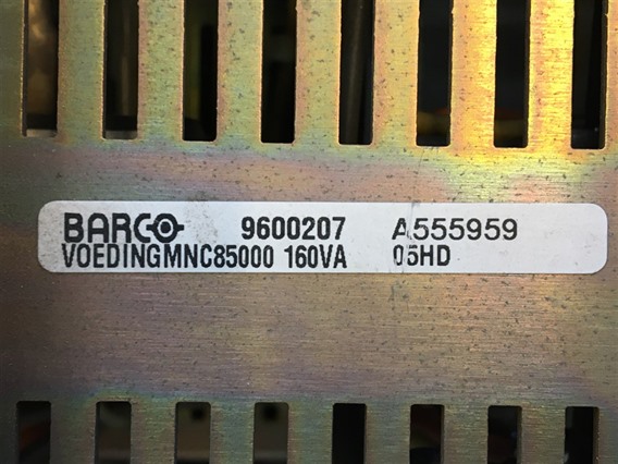 Barco A555959 (7)-BARCO Power Supply MNC85000 160VA