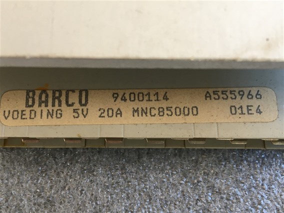 unknow A555966 (4)-BARCO VOEDING 5V 20A MNC8 (TER1505)