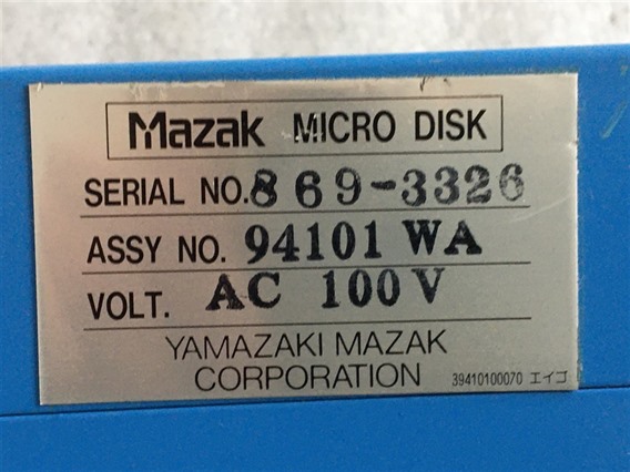 Mazak Micro Disc System-Micro Disc System-94101 WA