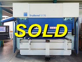 Trumpf TruBend 170 ton x 3230 mm CNC, Hydraulic press brakes