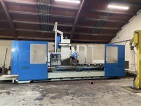 Kiheung U1000 X: 3600 - Y: 1000 - Z: 1600 mm CNC, Bettfrasmaschine mit beweglichem tisch