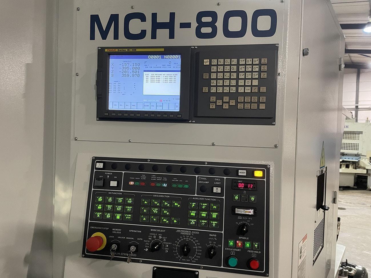 Dahlih MCH 800 X: 1350 – Y: 1000 – Z: 1000 mm CNC — Horizontal machining centers — photo 9