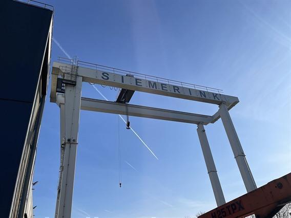 SWF Gantry Crane 70 ton + 5 ton x 25 meter