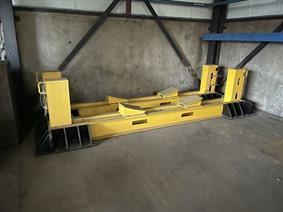 ZM lifting units 60 ton, Rodillos de apoyo, posicionadotes, grúas y mesas de soldadura