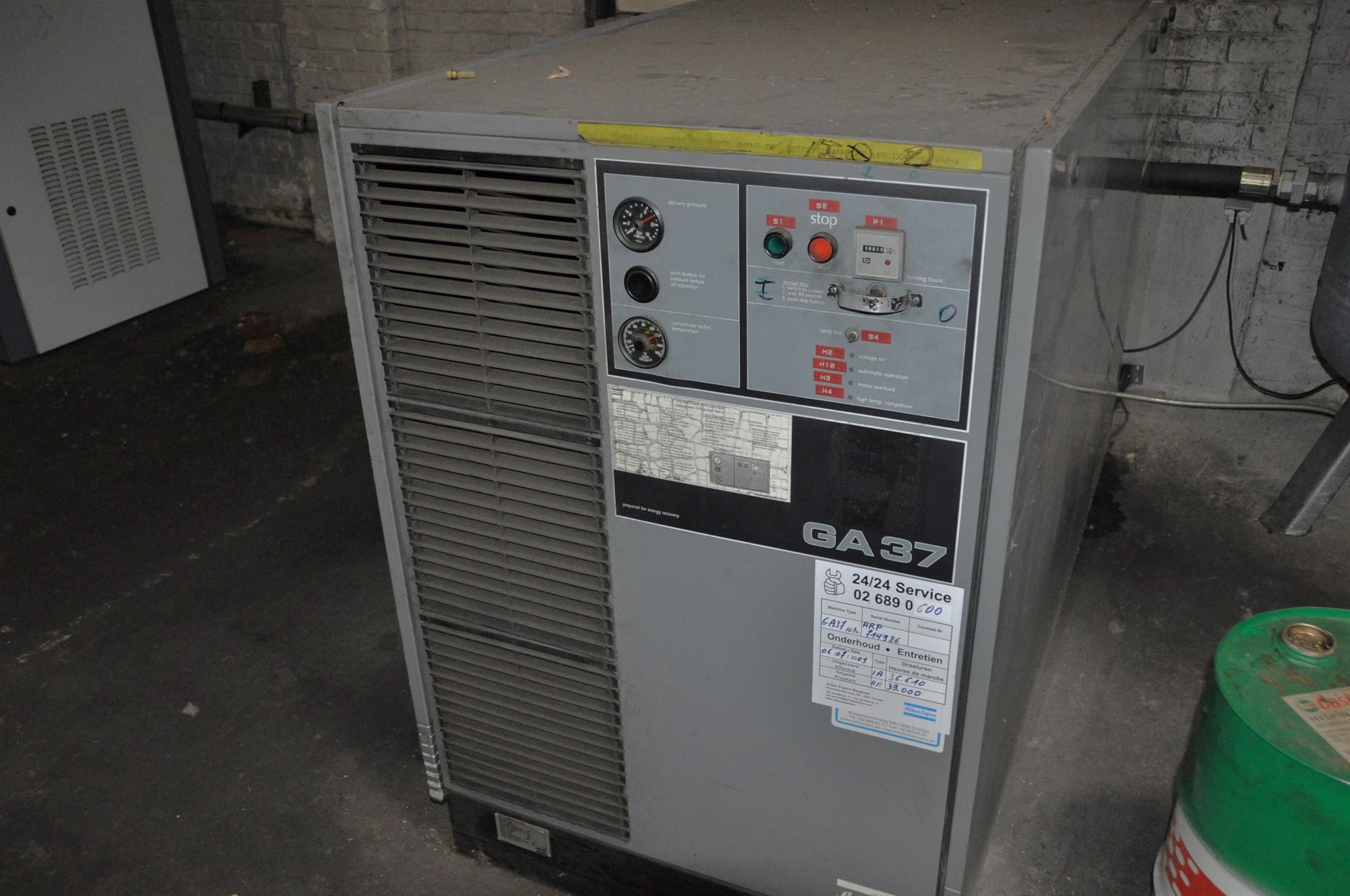 Atlas-Copco GA 37 — Driven assemblies / Compressors — photo 1