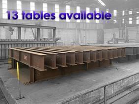 Welding table 5 x 5 meter, Bancs & Taques de soudure