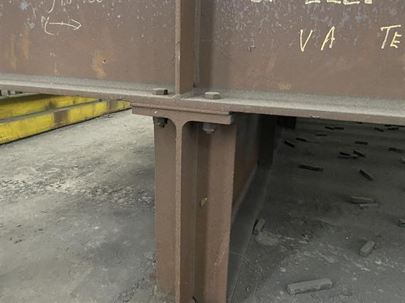 Welding table 2,5 x 5 meter