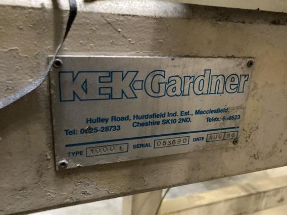 KEK Gardner  Mixer 1000L Plougshare + bagging unit