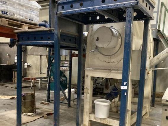 KEK Gardner  Mixer 1000L Plougshare + bagging unit